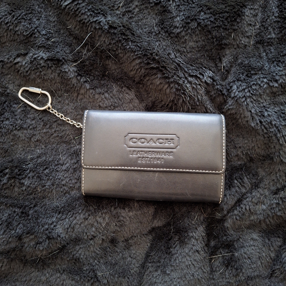 Coach Black Leather Wallet